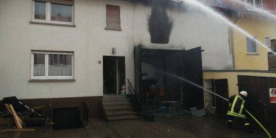 Bad Kreuznach: Feuer in Scheune
