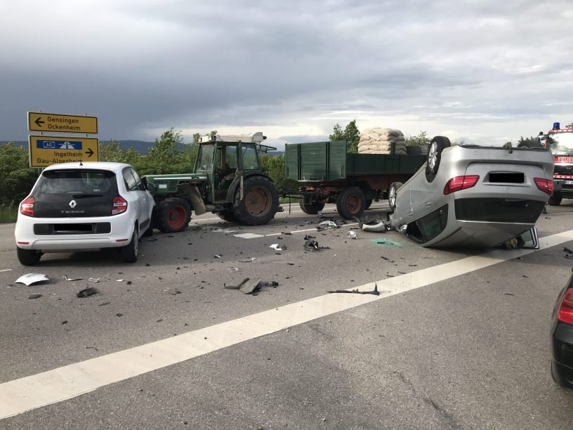 Verkehrsunfall bei Gau-Algesheim
