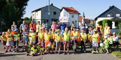 Mainz-Bingen: KiTa-Kinder sammeln sportlich für Flutopfer