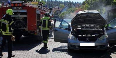 Bad Kreuznach: Brennendes Auto in Hargesheim