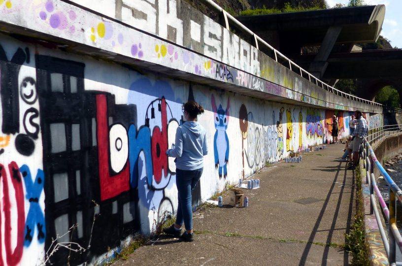 Neue Graffiti-Kunstwerke in Idar-Oberstein