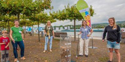 Mainz-Bingen: Eine Tonne Müll beim „RhineCleanUp“