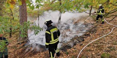 Bad Kreuznach: Flächenbrand in Lohrer Wald