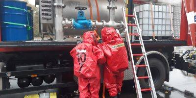 Bad Kreuznach: Freiwillige Feuerwehr übt Gefahrstofflage