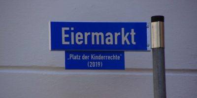 Bad Kreuznach: Neue Tonsteine mit Kinderrechten für Eiermarkt