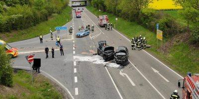 Bad Kreuznach: Unfall bei Bornheim mit sechs Verletzten