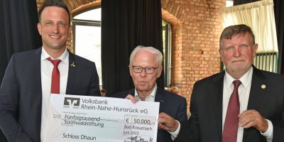 Regional: Rotary Club spendet 50.000 Euro für Projekt „Schloss Dhaun“