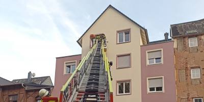 Regional: Feuerwehrübung bei Wohnungslosenhilfe