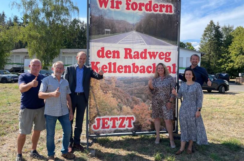 Radweg im Kellenbachtal wird vorangetrieben