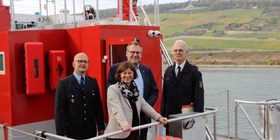 Mainz-Bingen: Neues Hilfeleistungslöschboot für Bingen