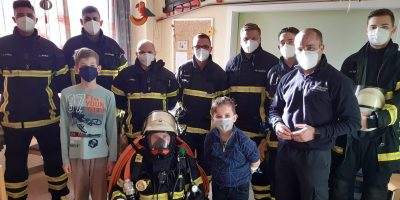 Bad Kreuznach: Feuerwehr besucht Diakonie-Kinderklinik