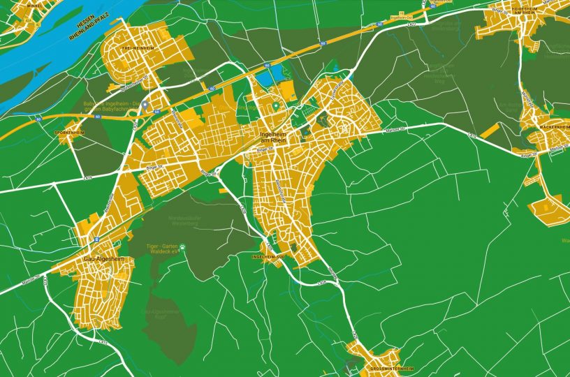 Nachhaltiger Stadtplan für Ingelheim