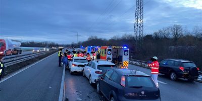 Mainz-Bingen: Sieben Verletzte bei A60-Unfall
