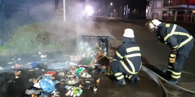 Bad Kreuznach: Mülltonnenbrand im Schwabenheimer Weg