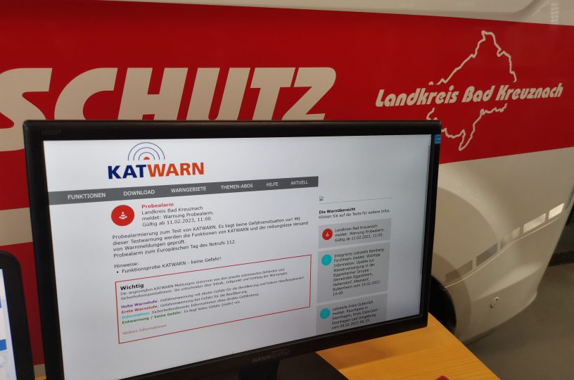 Katwarn-Test erfolgreich