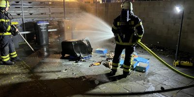 Bad Kreuznach: Wieder brennende Mülltonne