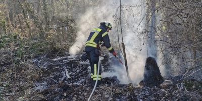 Bad Kreuznach: Flächenbrand am Lohrer Wald