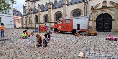 Bad Kreuznach: Spielmobil in Pfingstferien auf dem Eiermarkt