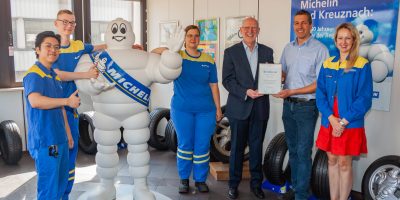Bad Kreuznach: Urkunde für Michelin