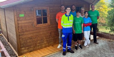 Birkenfeld: Gartenhütte der Realschule Plus modernisiert