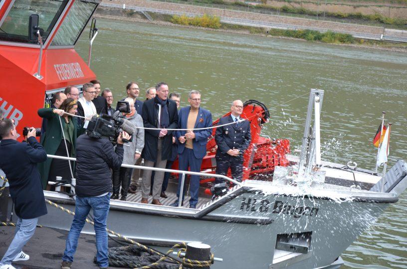 Feuerwehrboot in Bingen übergeben
