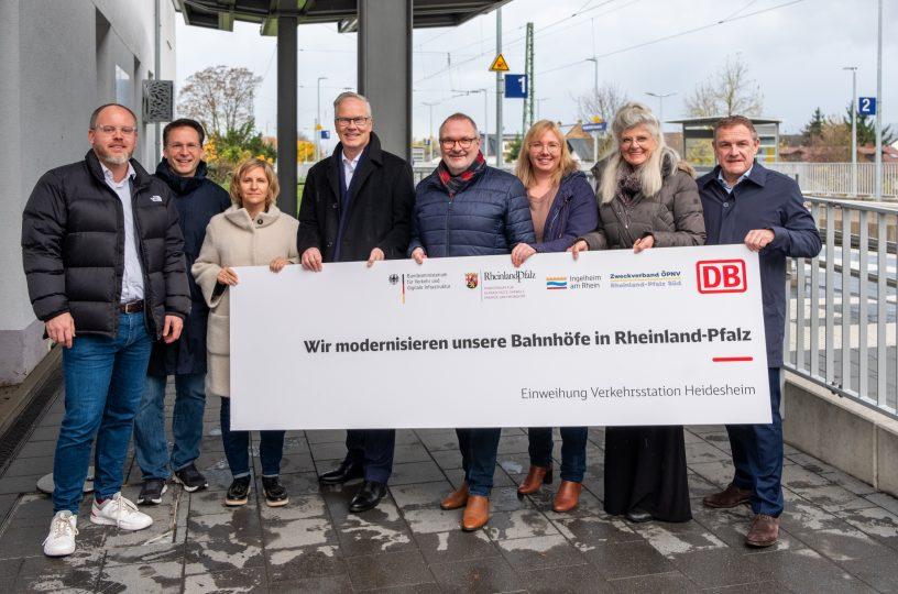 Bahnhof in Heidesheim modernisiert