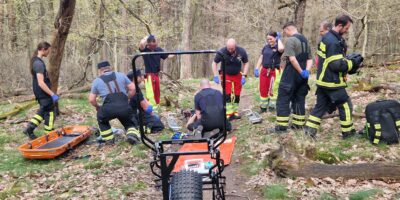 Bad Kreuznach: Person von Waldweg geborgen