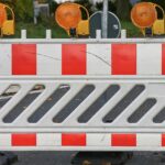 roadblock, locked, construction site