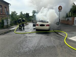 Taxibrand in Bad Kreuznach (Foto: Freiwillige Feuerwehr Bad Kreuznach)