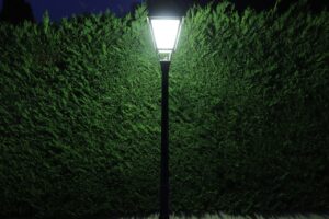 street lamp, night, light