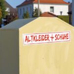 old clothes, container, old clothes collection