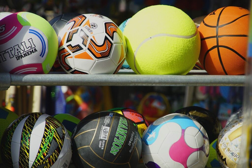 ball, round, sphere, activity, sport, rack, colors, toys, play, sport, sport, sport, sport, sport