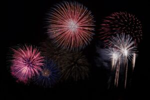 fireworks, sky, nature