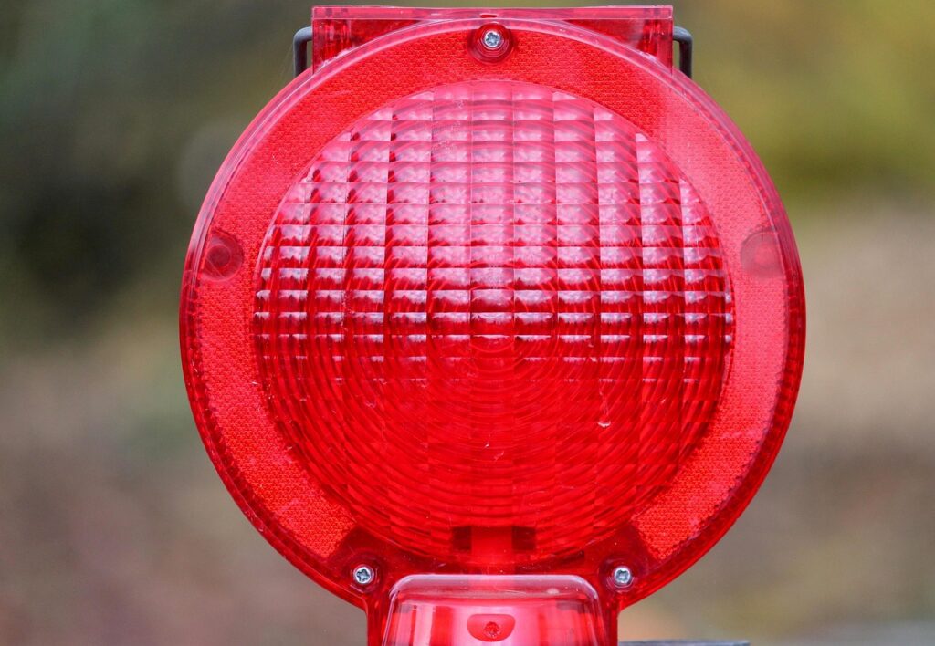 warning light, warning lamp, traffic signs, construction site, red, light signal, barrier, attention, road works, delimitation, lamp, warning, traffic, road, limitation, warning notice, road traffic, roadblock, mark, light, red light, lighting, warning sign, lantern, flashing light, round, reflect, caution, warning, roadblock, roadblock, roadblock, roadblock, roadblock, warning sign, warning sign, flashing light