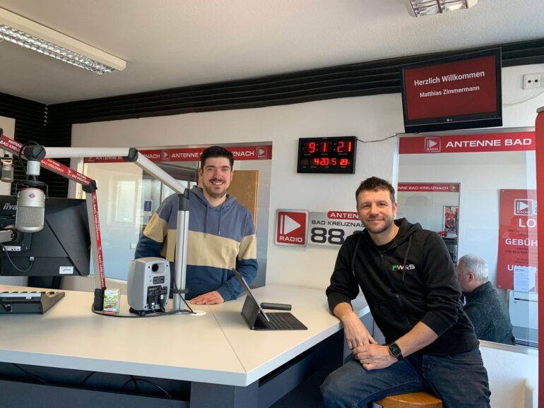 WRS Event Engineering Veranstaltungstechnik im Interview mit Antenne Bad Kreuznach zu Konzert der Fäaschtbänkler in Spabrücken