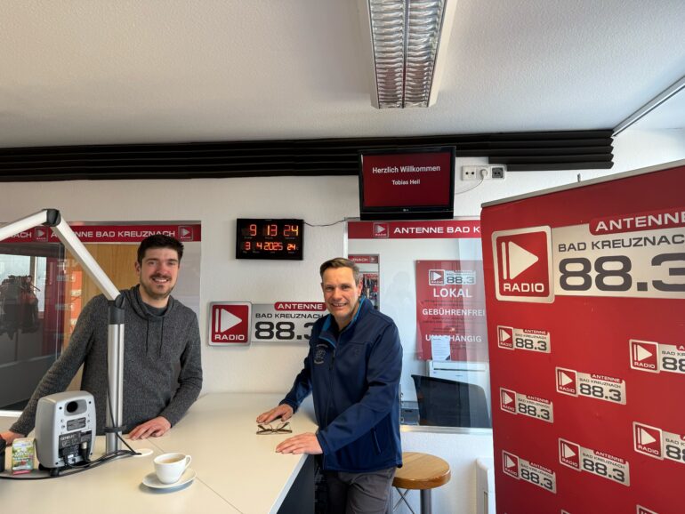 Tobias Heil von der Kreuznacher Bimmelbahn zu Gast im Nahe Dran Talk auf Antenne Bad Kreuznach