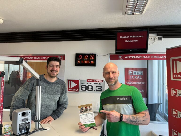 e-motion-e-Bike-Welt Bad Kreuznach zu Gast bei Antenne Bad Kreuznach