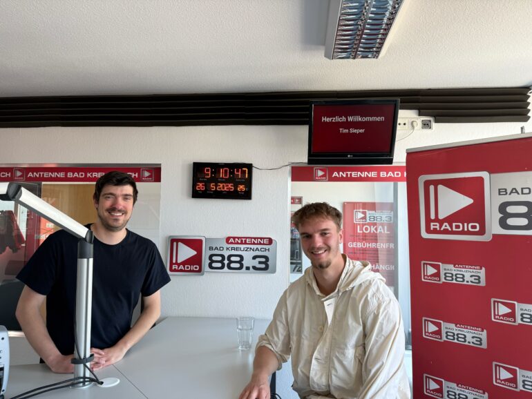 Jüngster Ortschef Deutschlands, Tim Siepel aus Eckenroth bei Antenne Bad Kreuznach