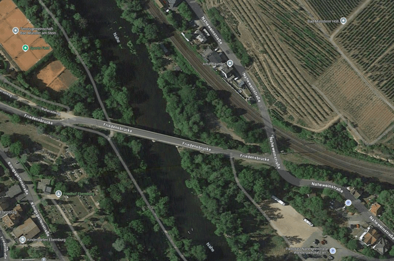 Friedenbrücke Bad Münster Vollsperrung