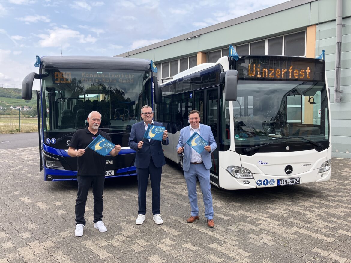 Binger Winzerfest 2025: Mehr Busse und Bahnen für sichere An- und Abreise