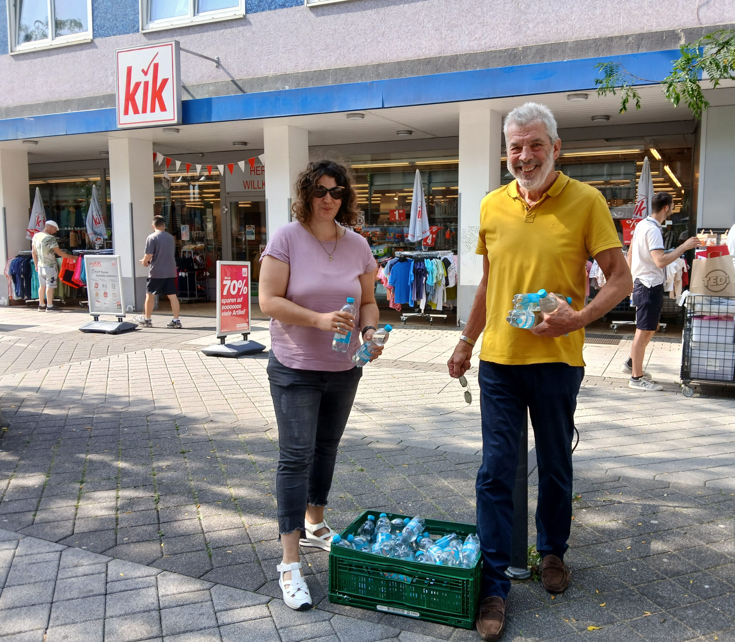 Catalina Geiser und Dieter Haufe vom Sozialdienst der Wohnungslosenhilfe der Stiftung kreuznacher diakonieStiftung kreuznacher diakonie / Susanne Hilbertz
