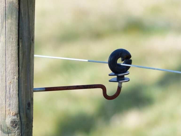 ring isolator, insulator, pasture fence insulator, post, bracket, pasture fence, electric fence, fence, fence system, electric fence, electric fence, electric fence, electric fence, electric fence