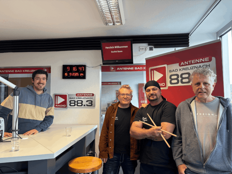 Soulful Storm im Nahe Dran Podcast bei Antenne Bad Kreuznach im Interview zum Auftritt beim Vereinsfeierabendmarkt