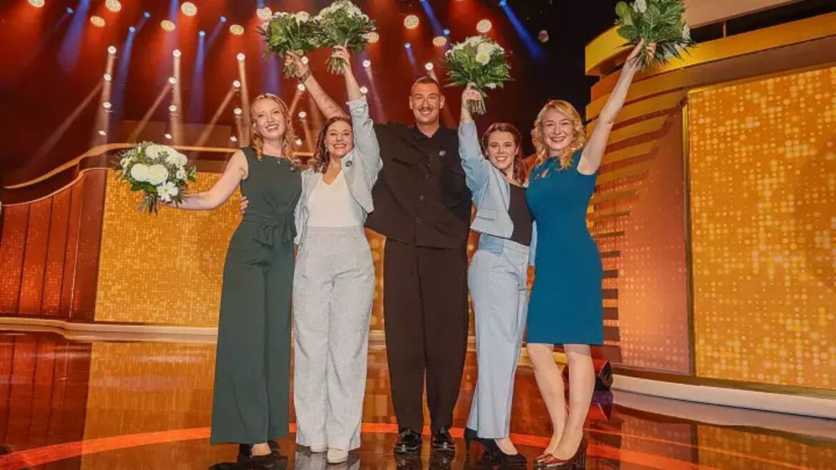 Levin McKenzie bei Einzug ins Finale zur Wahl der Deutschen Weinmajestäten