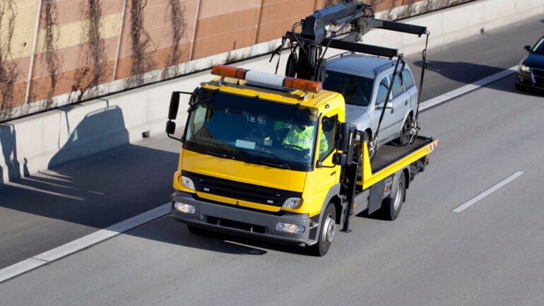 Unfall Wohnmobil A61