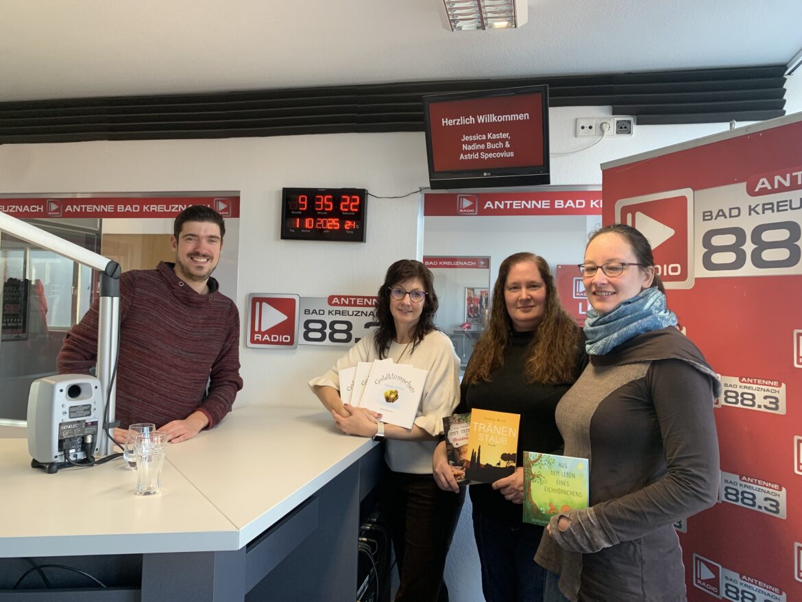 Autorinnen Jessica Kaster, Nadine Buch & Astrid Specovius im Interview im Nahe Dran Talk auf Antenne Bad Kreuznach / Antenne Idar-Oberstein
