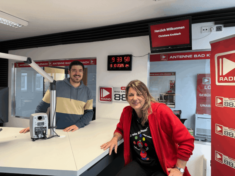 1. Kreativer Tanzsport Club Bad Kreuznach KTC im Radiointerview bei Antenne Bad Kreuznach
