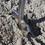 spade, groundbreaking, pokes fun at, construction site, nature, work, landscaper, dig, garden