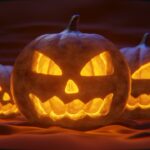 jack-o-lanterns, pumpkins, halloween, carved pumpkins, lanterns, illuminated, halloween lanterns, halloween decoration, halloween decor, halloween, halloween, halloween, halloween, halloween