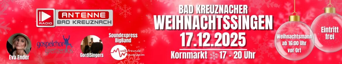 Bad Kreuznach Weihnachtssingen am 17.12.2025